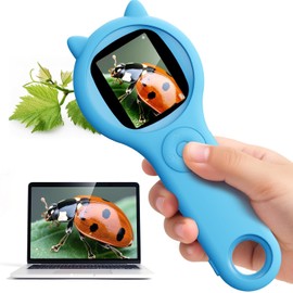 Microscope for Kids, Portable Digital Microscope for Outdoor Exploration