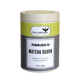 Tea People Matcha Silver - 30g Loose tea tin
