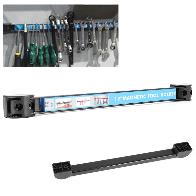 Magnetic Tool Holder Organizer Shelves Connecting Strip for Garage Workshop12in