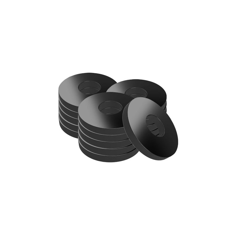 Offgridtec Washer Black Stainless Steel V2A DIN304 M4 x 12