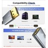 4K DisplayPort to HDMI Adapter, Display Port to HDMI Port,