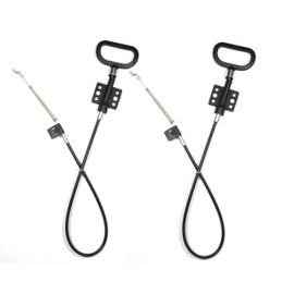 KUANYUOO Recliner Sofa and Chair Replacement D Handle Pull Type, S-Shaped (Z Tip) End, Total Length: 29inch, Exposed: 4.7inch DASS-17, 2Pcs