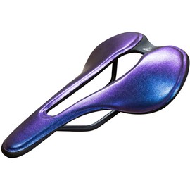 GORIX Bike Saddle Seat Ultralight Comfortable Cushion with Rail Mountain Road Bicycle for Men and Women(GX-A215(Global Edition)) (Oil Slick)