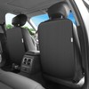 Meolsaek Kick Mats Back Seat Protector, 2Pack Waterproof Oxford Seat