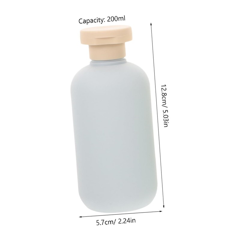 SAFIGLE 200ml Multi-purpose Travel Bottles Refillable Shampoo Conditioner Lotion Dispensers