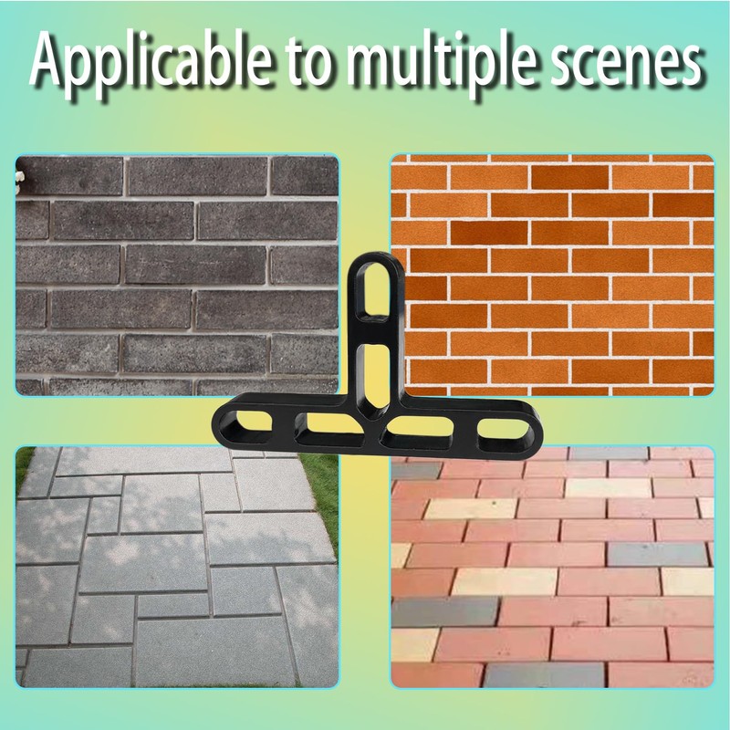 100-Pack 1/4" Plastic Spacers for Tile & Brick Non-Slip Masonry