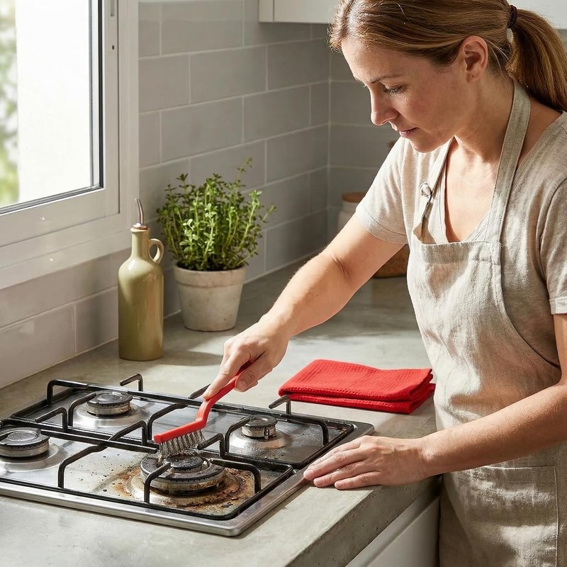 11 Pcs Cepillos de Limpieza para Grietas, Cepillo de Cerdas