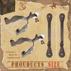 2 Pack Western Cowboy Spurs Paired with 2 Pcs 6