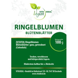 VITAIDEAL VEGAN® 2x300g. Marigold leaves (calendula), purely natural without additives.