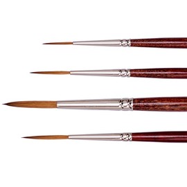 Repino Tug Brush Script Liner Brush Artist Brush Set - Brush Size 0, 2, 4, 6