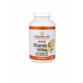 Natures Aid Natures Aid Vitamin C 1000mg Low Acid - 180 Tablets-2 Pack