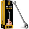 TOOLGUARDS 10mm Ratchet Wrench SLIM DESIGN 10mm Wrench