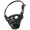 Real Leather Dog Cage Basket Muzzle Black Small Breeds (Circumf.5.5";