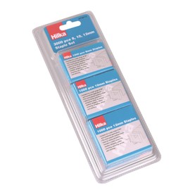 Hilka 20138112 3,000 PCE 8, 10, 12mm Staple Set