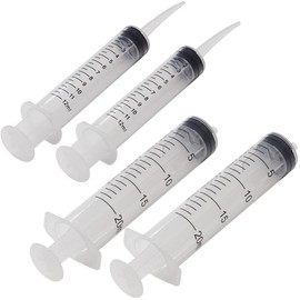 オーディオファン ペット 投薬器 シリンジ 12ml 20ml 注射器 猫 犬用品 摂食ツール 給水 投薬 哺乳器 流動食計量用 多機能 携帯用 ペット用品 流動食注入器 目盛り付き 4点各2本セット