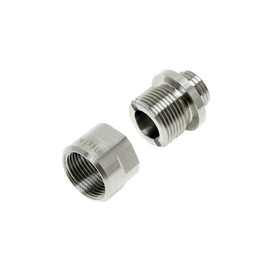 COWCOW TECHNOLOGY A01 CCT-TMHC-017 Silencer Adapter (0.4 inch (11 mm) Positive Screw to 0.55 inch (14 mm) Reverse Screw