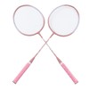 Badminton Rackets,2 Player Badminton Racket Kit for Beginners Student Training