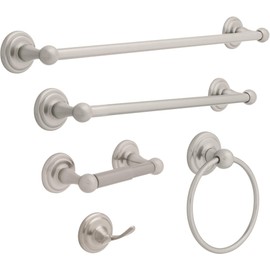 Franklin Brass 9018SN Jamestown 18 Inch Towel Bar Rack, 18", Satin Nickel