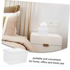 ULTECHNOVO Wipes Box Dispenser Portable Plastic Wipe Holder with Lid