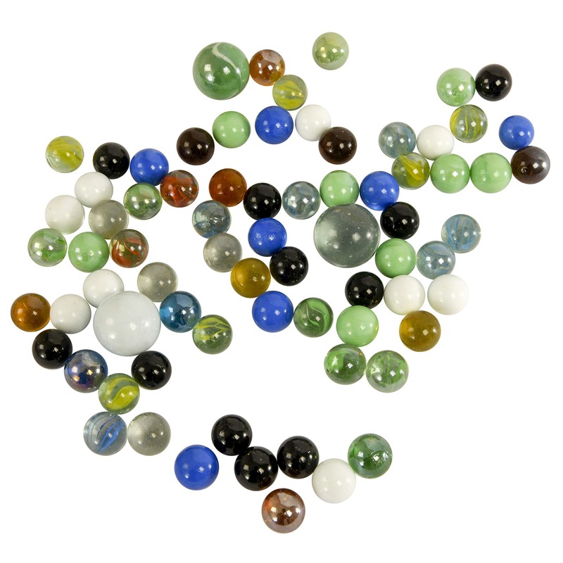 HTI Toys Classic Metallic Pack of 50 Marbles