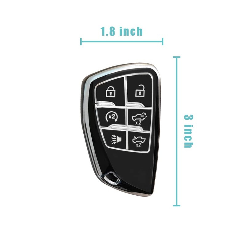 BestEvMod Key Fob Cover Compatible with Hummer EV Accessories Key