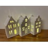 khevga Christmas Decoration LED House with Timer Set of 3