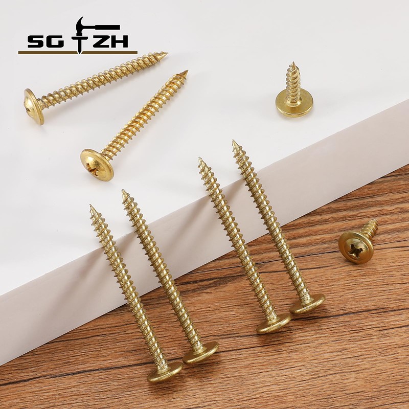 #8 x 1 Wood Screw 500Pcs Alloy Steel Standard Thread
