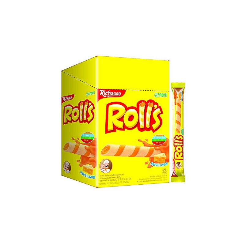 Nabati Richeese Cheese Rolls 8g (20 Piece)