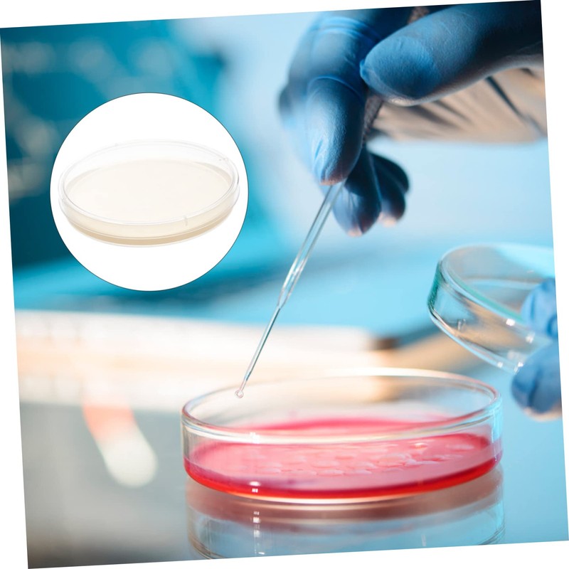 ULTECHNOVO 10pcs Nutrient Agar Plates Petri Dishes Agar Medium for