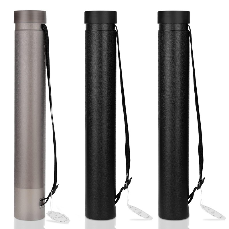 DEWEL Poster Tube Storage,Poster Carrying Case,Blueprint Case Telescoping Art Tube,Extendable