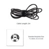 POCREATION Candado de Cable para Computadora Portátil, Candado para Computadora