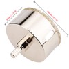 5-1/10"(130mm) Diamond Hole Saw, Glass Hole Saw with Guiding Drill