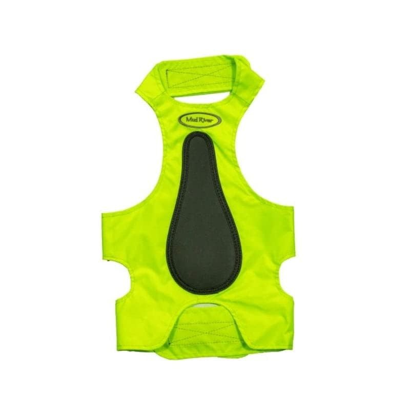 Mud River 18577: Dog Chest Protector Neon Green L