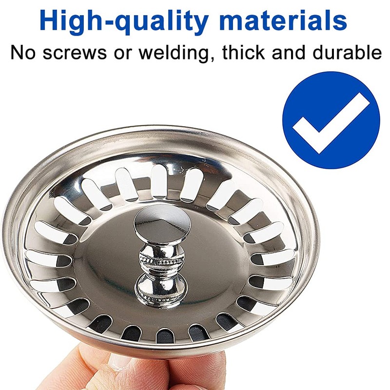 unifun Sink Strainer Basket, Drain Filter with Spigot for Eccentric
