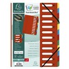 Exacompta Harmonika 55125E Organiser File Red 12 Compartments for A4