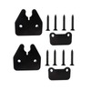 2Set Aluminum Sun Visor Repair Kit Compatible with Dodge RAM