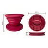 2 Pieces Attsky Collapsible Pour Over Coffee Dripper for Camp