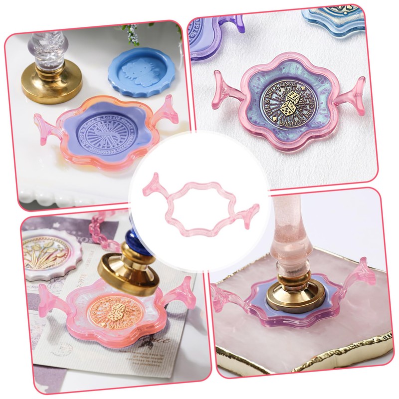 TEHAUX Wax Seal Stamp Mold for Craft Making Retro Design