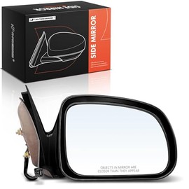 A-Premium - Espejo retrovisor eléctrico lateral del pasajero, compatible con Pontiac Grand Prix 2004, 2005, 2006, 2007 y 2008, no calentado, no plegable, negro, retrovisor, repuesto # 15796389