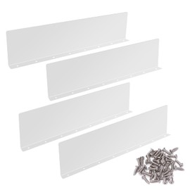 Gutter Valley Splash Guards Straight Roof Rain Diverter Roofing Gutter Guards Gutters for House Residential Flat Shingle Roofs Corner (White,4 Pack)