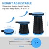 gnisbis Upgraded Collapsible Stool, Folding Chair with Switch Lock -