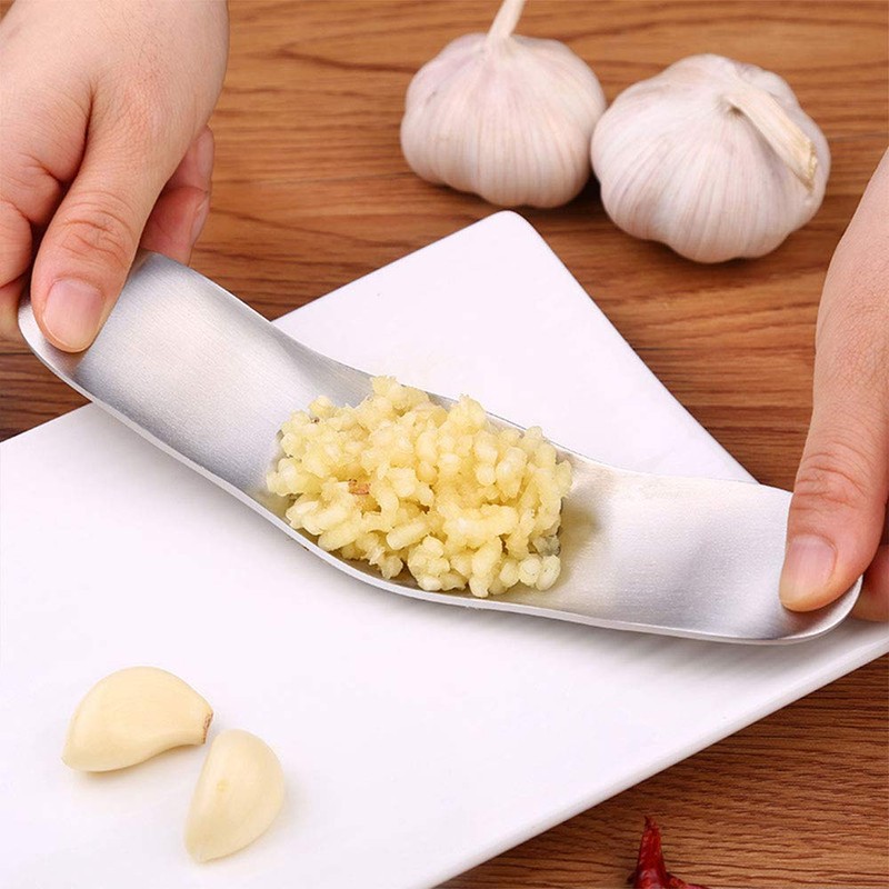 Stainless Steel Garlic Press Garlic Rocker Crusher Mincer Press