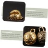 LALAFINA 2Pcs Retro Brass Bell Pendants for DIY Crafts Unique