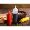 New Star Foodservice 26207 Squeeze Bottles, Plastic, 24 oz, Clear,