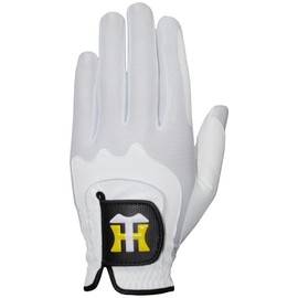 LEZAX HTGL-4605 Hanshin Tigers Golf Gloves, Left Hand, White