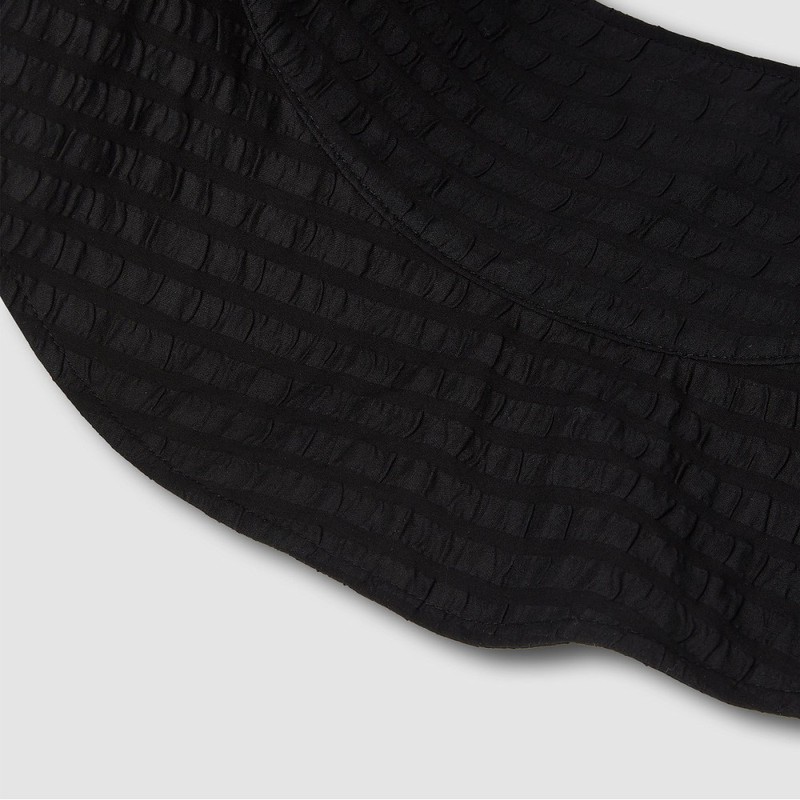 JAJU [JAJU] Wide Sun Cap_Black