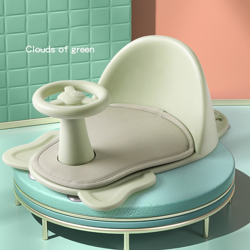Baby Bath Seat Round Corners Triangular Structure Stable Bottom Bath