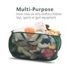 Pop Up Laundry Hamper,Collapsible Horizontal Baskets with Handles & Side