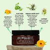 "Calendula Cream 4oz Amber Jar Contains Comfrey, Oregon Grape, Aloe,
