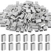 Yaocom 200 Pcs 1/8 Aluminum Crimping Loop Sleeve Cable Crimp